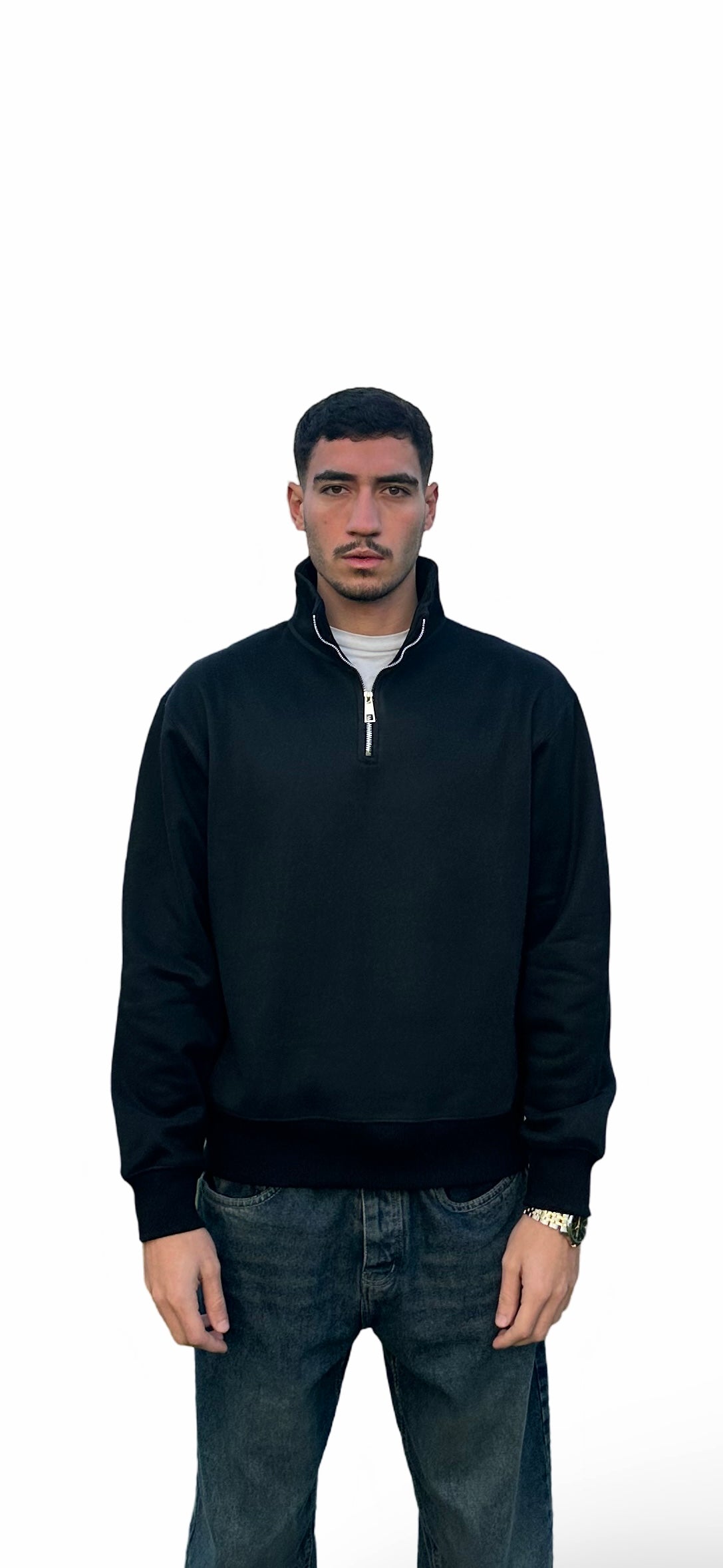 Black Quarter zip